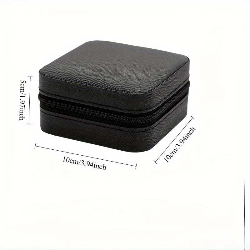 6/12pcs black and white combination Small Jewelry Box, Travel Portable Jewelry Case for Ring, Pendant, Earring, Necklace, Bracelet Organizer Storage Holder Boxes, Gifts Box for and Women -Jewelry Making Display & Packaging Supplies, Jewelry Boxes