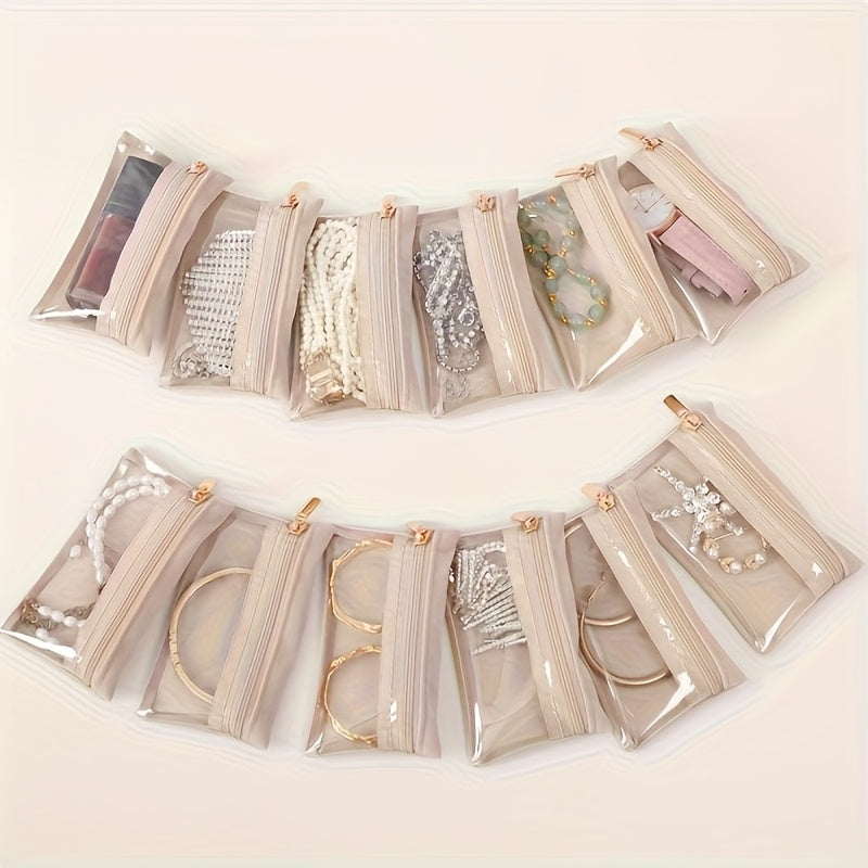 Elegant Black Faux Leather Jewelry Organizer with Zipper Closure - Large, Multi-Compartment Design for Necklaces, Earrings, Bracelets, Rings - Perfect Gift for Women, Travel, Home, or Dorm Use - Ideal for Christmas, Valentine'S Day, Mother'S Day,