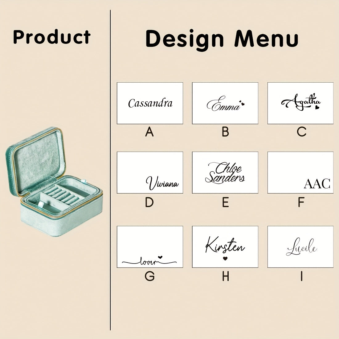 Personalized Velvet Jewelry Organizer Display Travel Custom Portable Jewellery Storage Case Ring Boxes with Logo gift, Jewelry Boxes