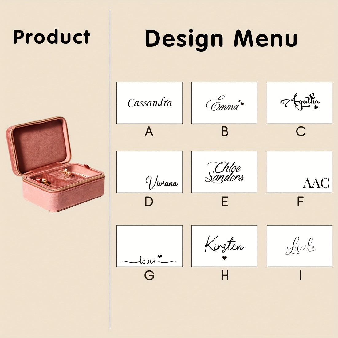 Personalized Velvet Jewelry Organizer Display Travel Custom Portable Jewellery Storage Case Ring Boxes with Logo gift, Jewelry Boxes