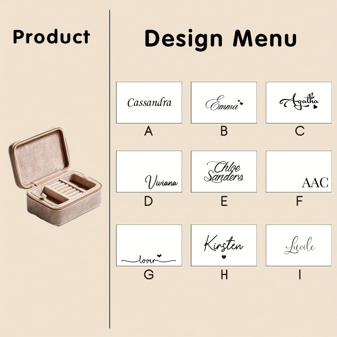 Personalized Velvet Jewelry Organizer Display Travel Custom Portable Jewellery Storage Case Ring Boxes with Logo gift, Jewelry Boxes