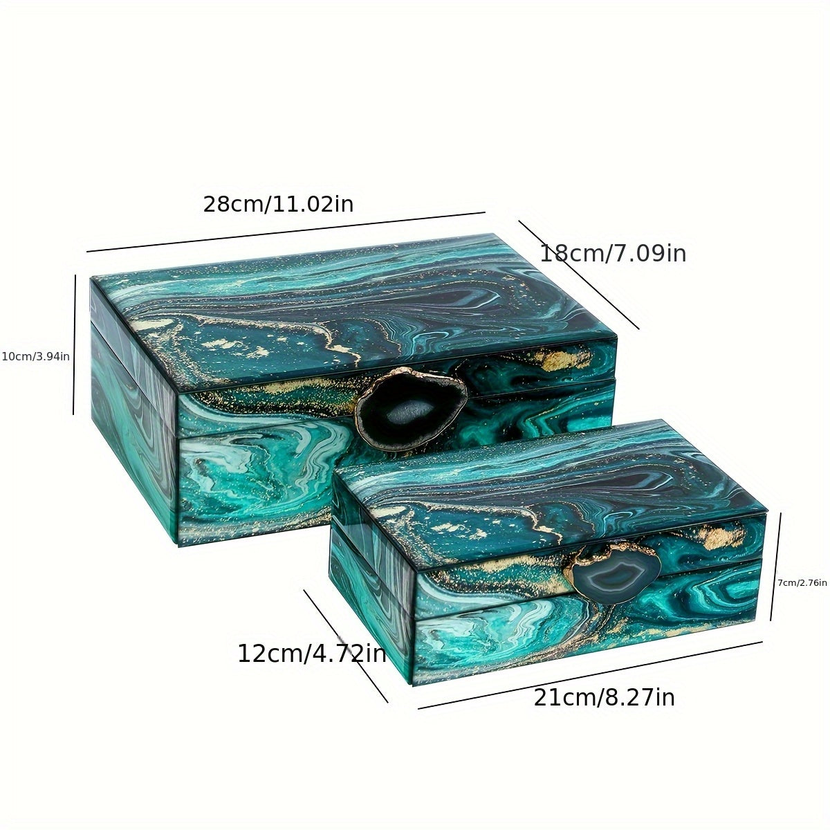 Accessories jewelry box, storage box, jewelry case, cosmetic box, tool box, glass box, high-end box, fashionable accessories, household items, household box, Jewelry Boxes