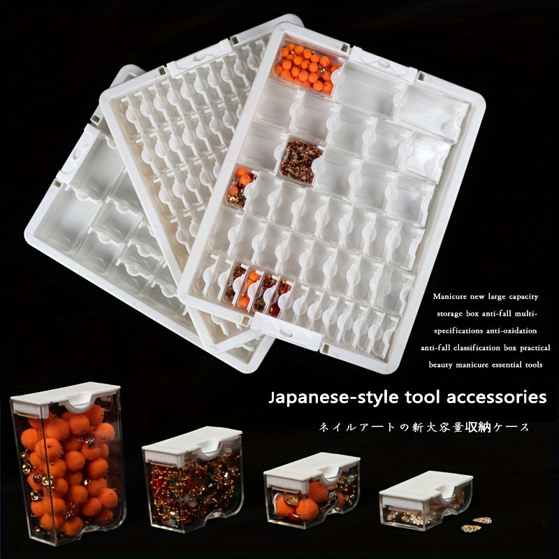 DIY 18pcs & 30pcs Transparent Plastic Storage Box Set - Ultra-High Visibility, Stackable, Space-Saving Solution for Hair Accessories, Jewelry, DIY Beads, Hardware & Craft Supplies - Multifunctional, Lightweight Organizer Box for Organization, Storage and