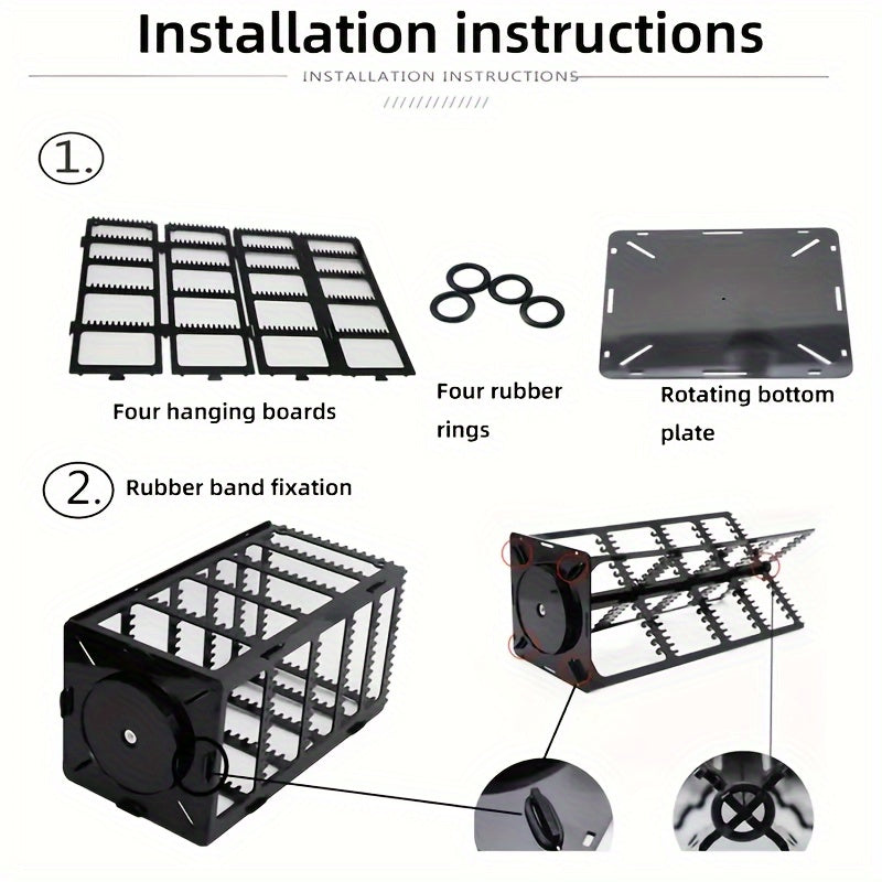 360 ° Rotating Jewelry Storage Stand - Multi functional Earrings, Necklaces, and Accessories Display Stand - Buckled Portable Storage Solution, Available for 15 Festivals.